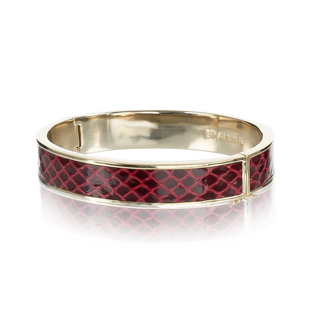 Brahmin Heritage Leather Bangle Rose Fairhaven