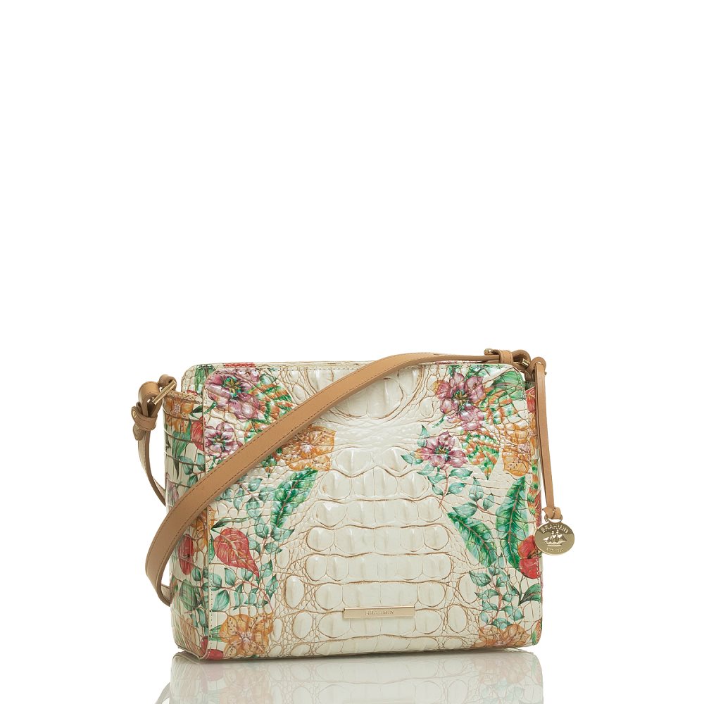 Brahmin Carrie Crossbody Ivory Tahiti [1bjB3gfa] - ₫3,555,513.51 ...