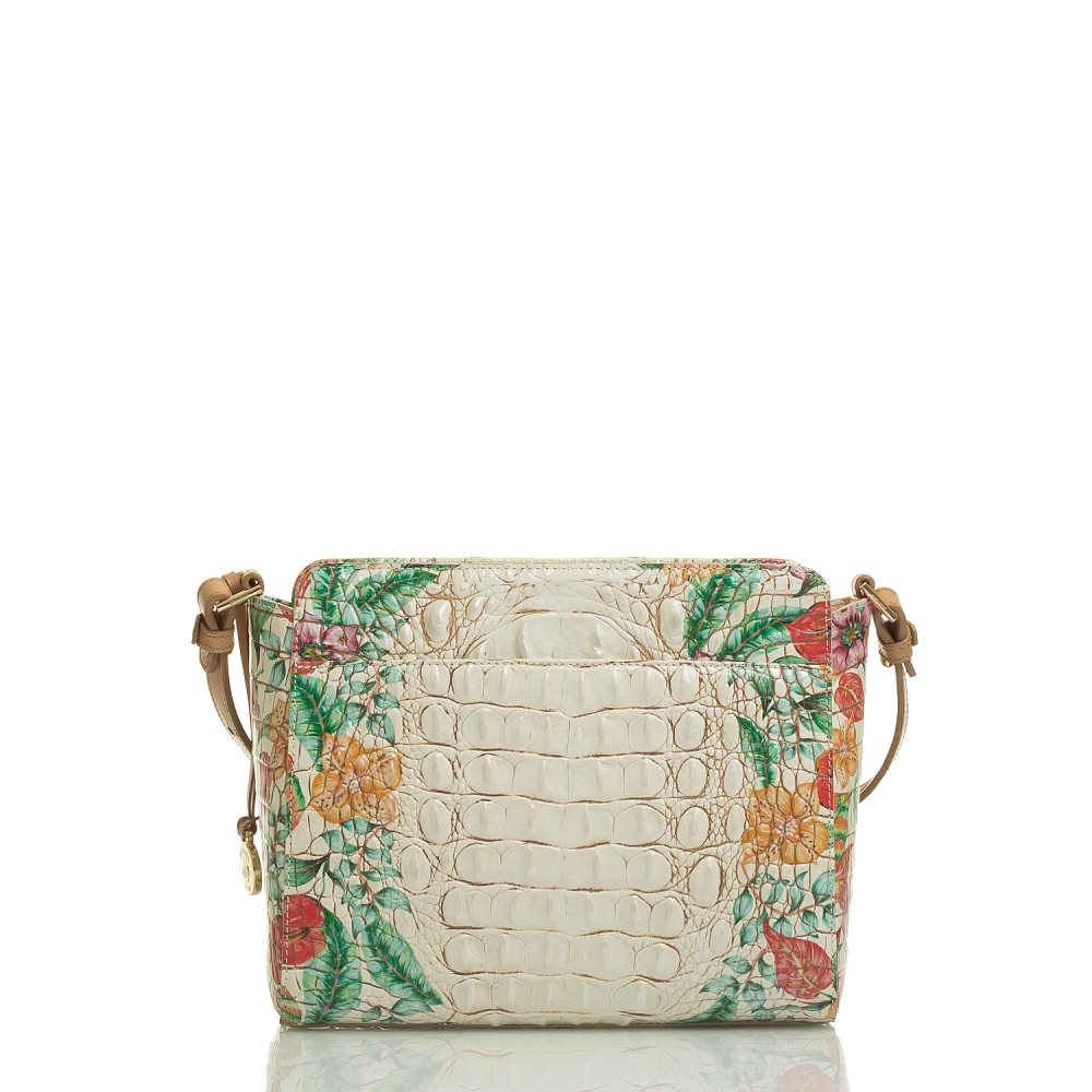 Brahmin Carrie Crossbody Ivory Tahiti