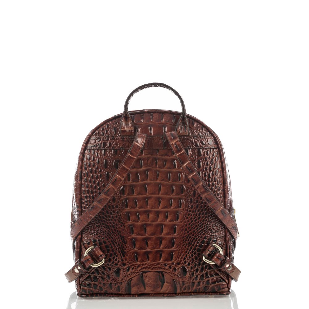 Brahmin Mini Dartmouth | Brown Leather Mini Backpack