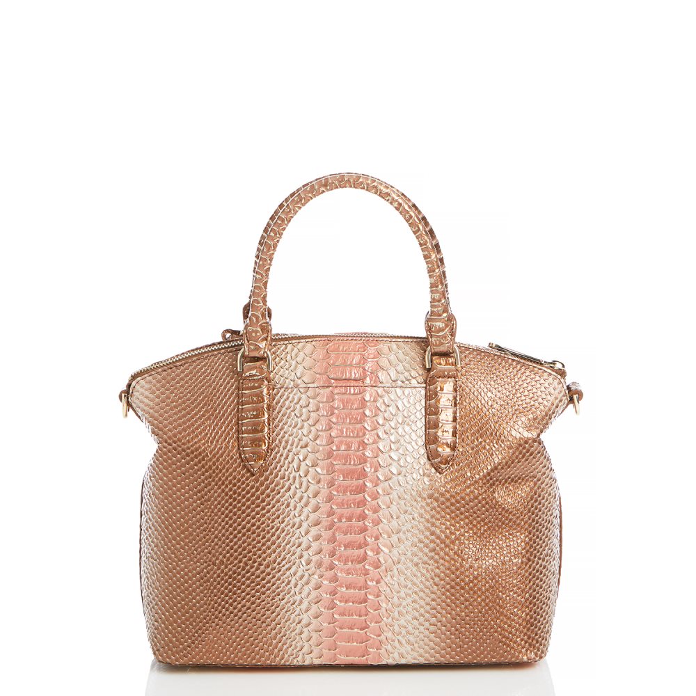 Brahmin Duxbury Satchel Natural CocoBay