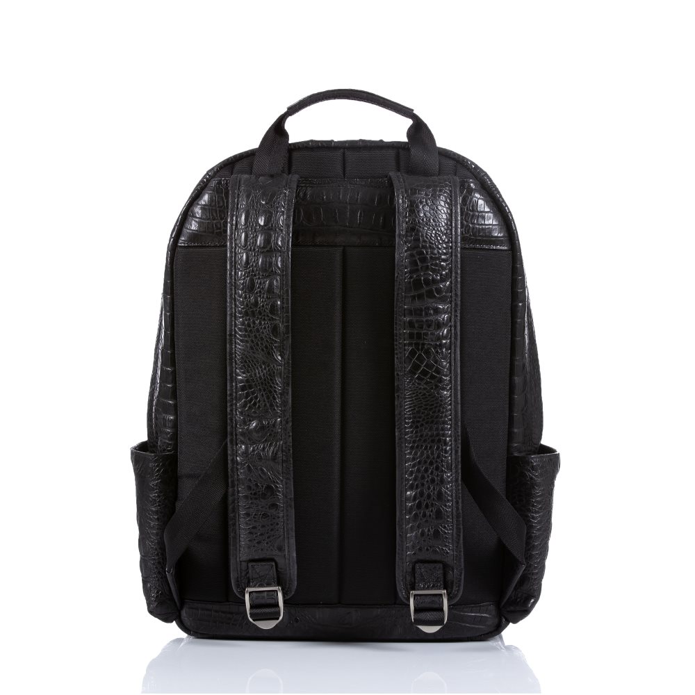 Brahmin Lucas Black Leather Backpack | Black Canyon