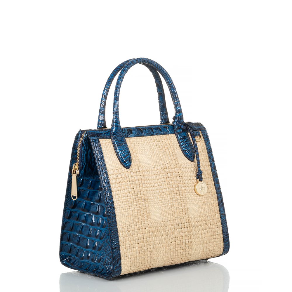 Brahmin Small Caroline Sapphire Beachrose