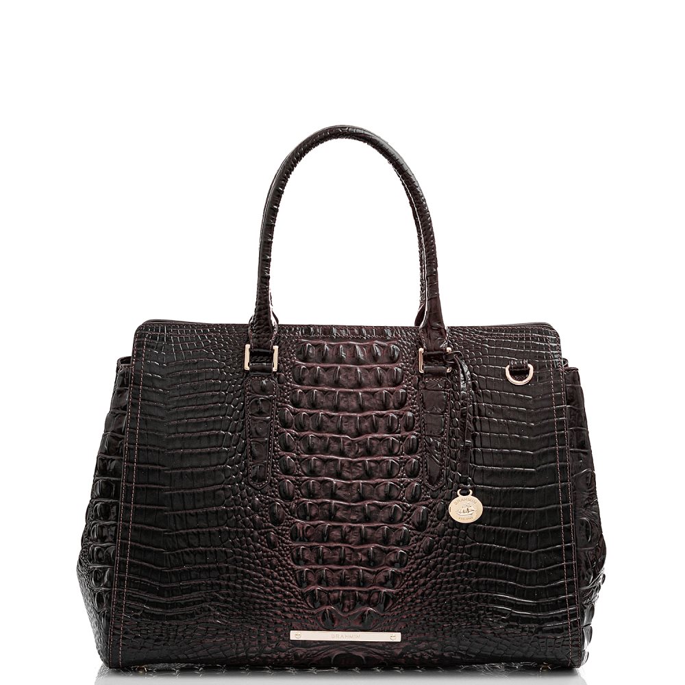 Brahmin Finley Carryall Cocoa Ombre Melbourne