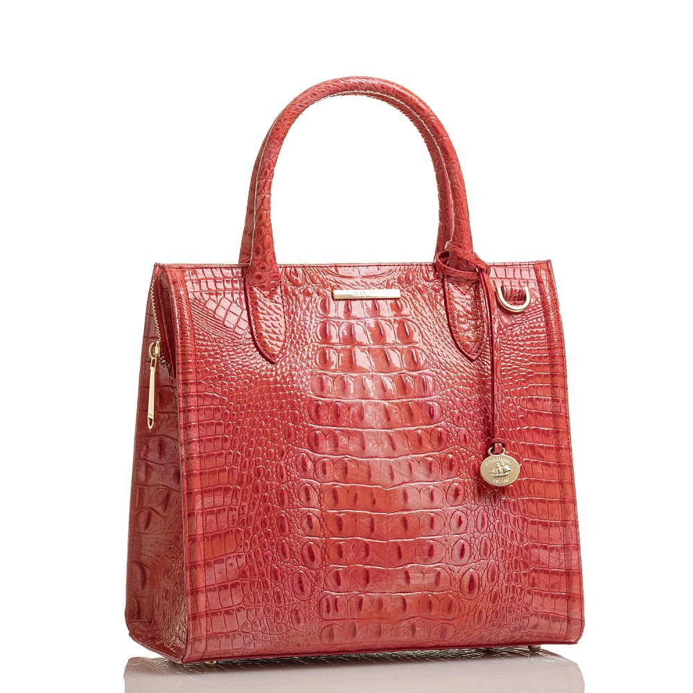 Brahmin Caroline Punchy Coral Melbourne