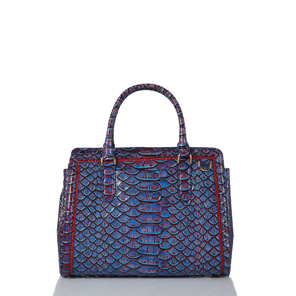 Brahmin Small Finley Vista Blue Vanzant