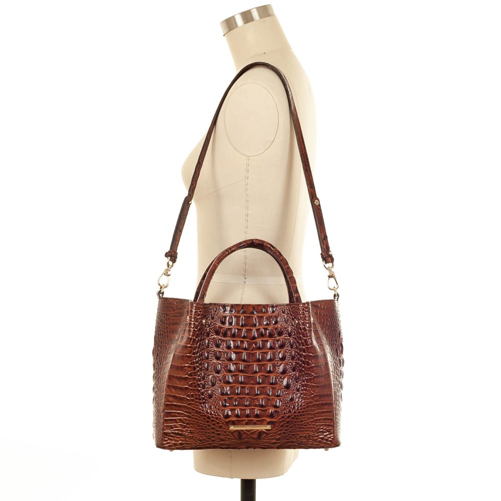 Brahmin Small Mallory Pecan Melbourne