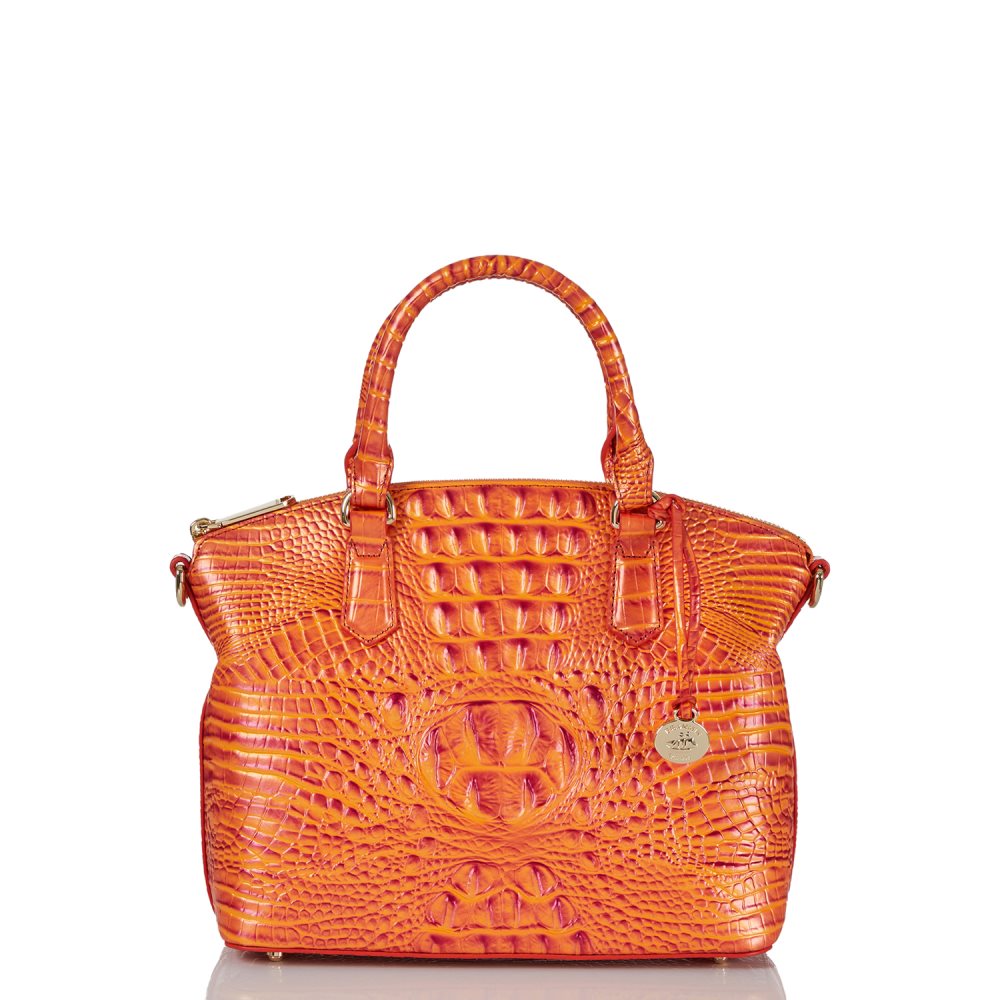 Brahmin Duxbury Satchel Dusty Orange Melbourne