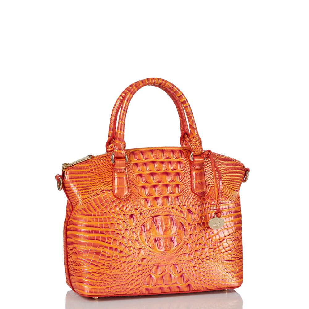 Brahmin Duxbury Satchel Dusty Orange Melbourne