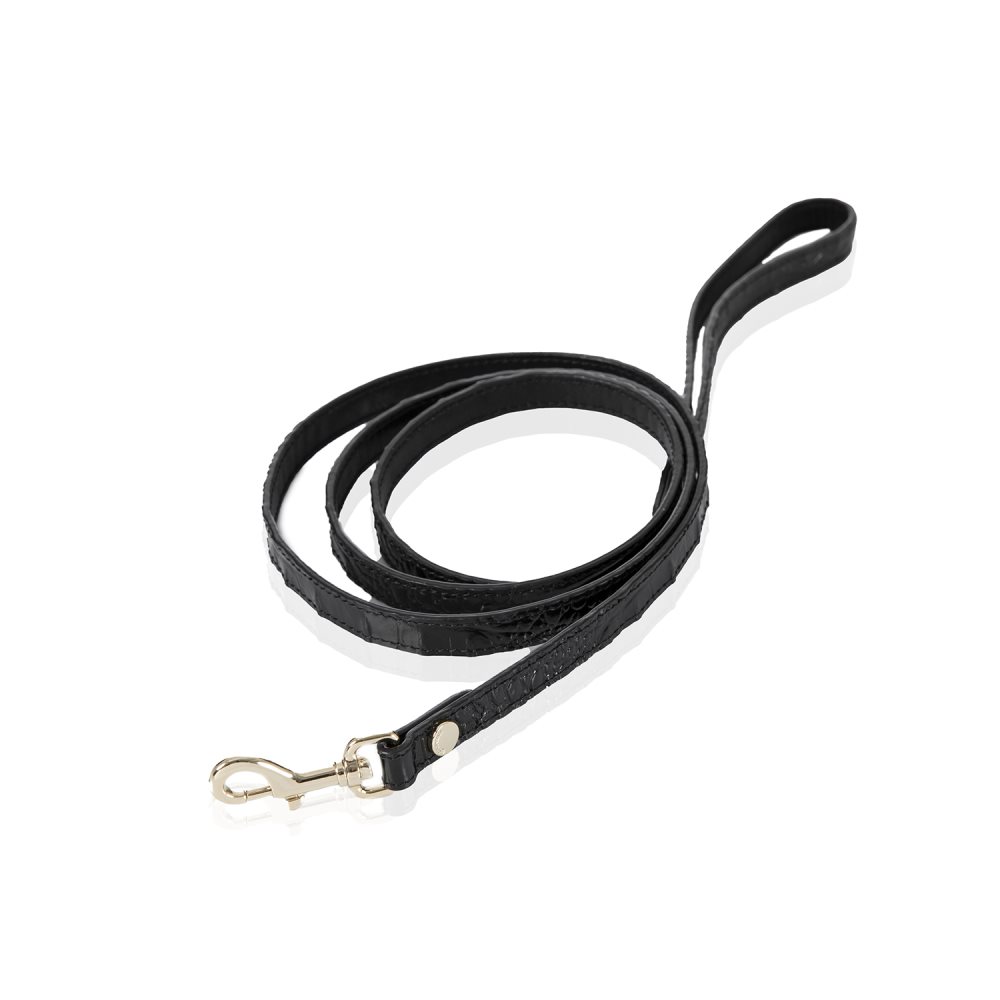 Brahmin Small Pet Leash Black Melbourne