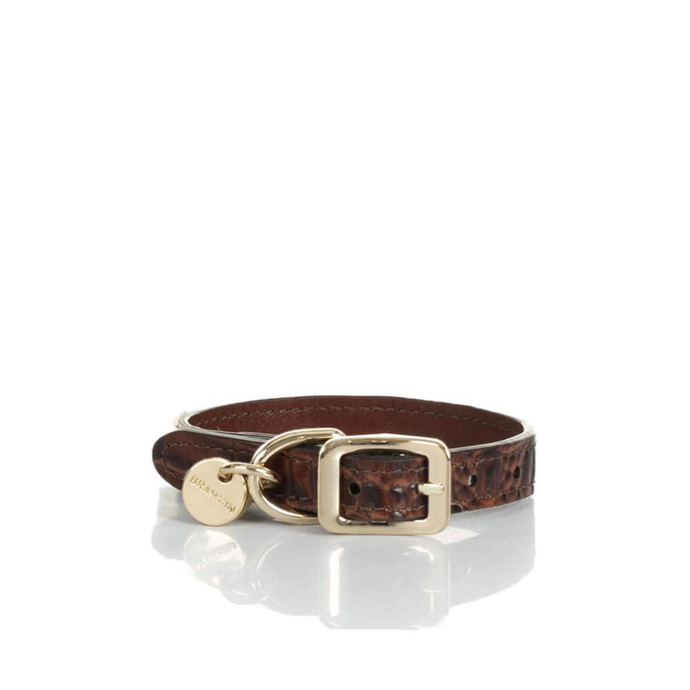 Brahmin Small Pet Collar Pecan Melbourne