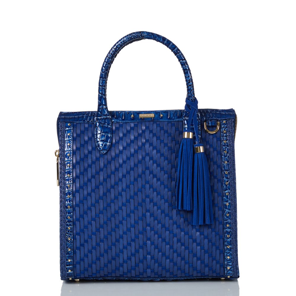 Brahmin Caroline Vista Blue Eldorado