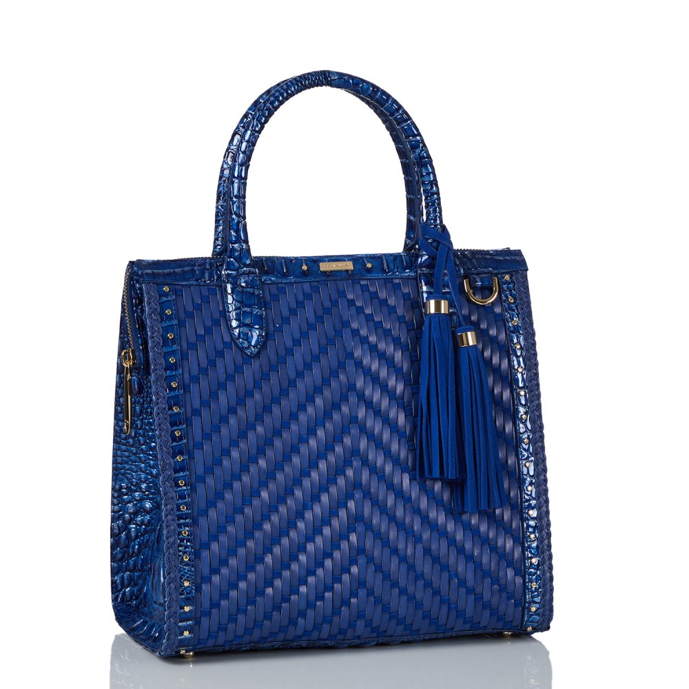 Brahmin Caroline Vista Blue Eldorado