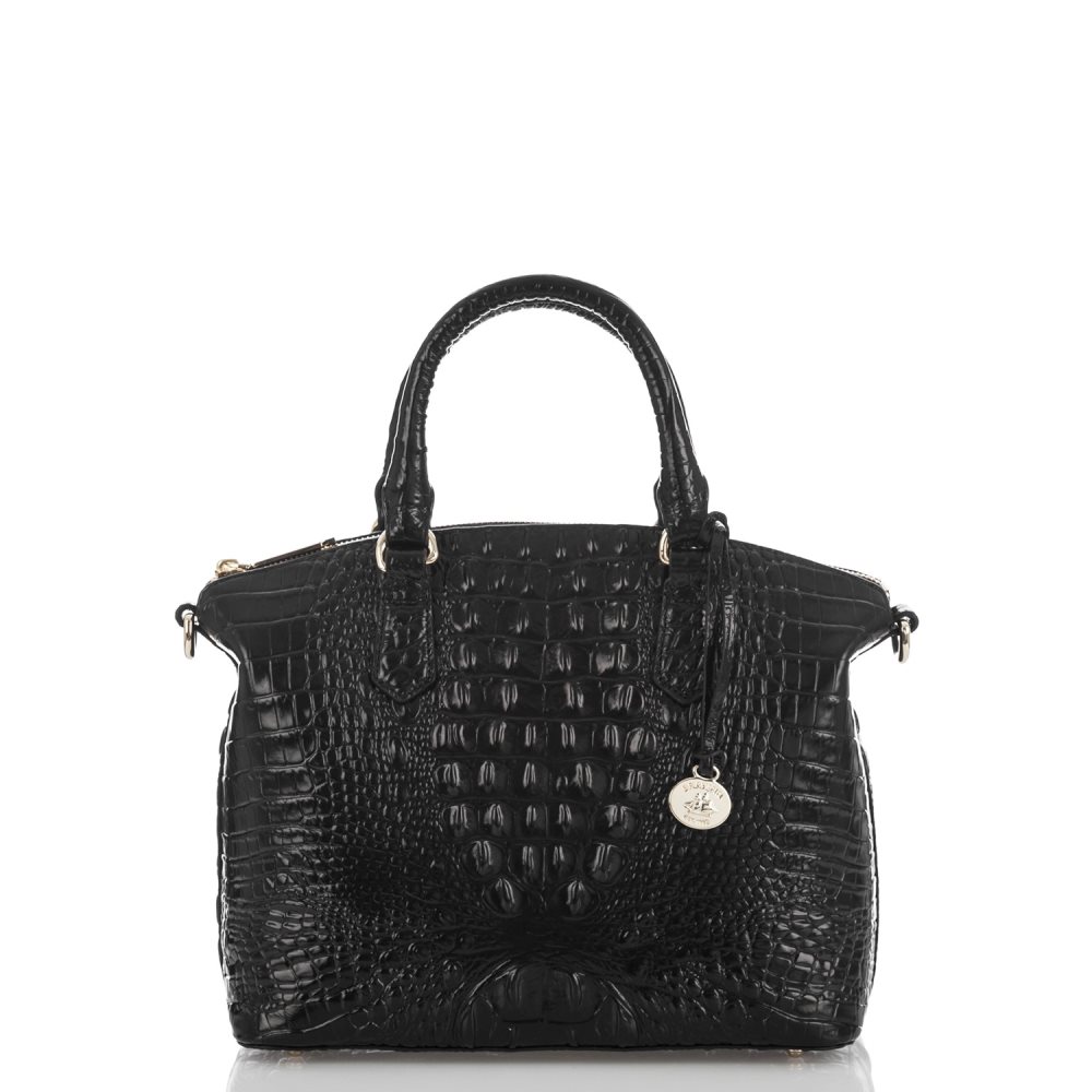 Brahmin Duxbury Satchel Black Melbourne