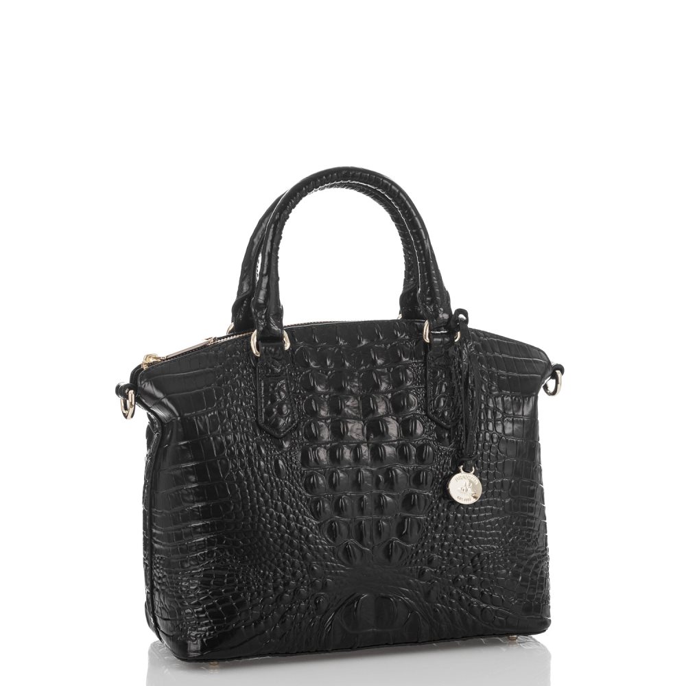 Brahmin Duxbury Satchel Black Melbourne