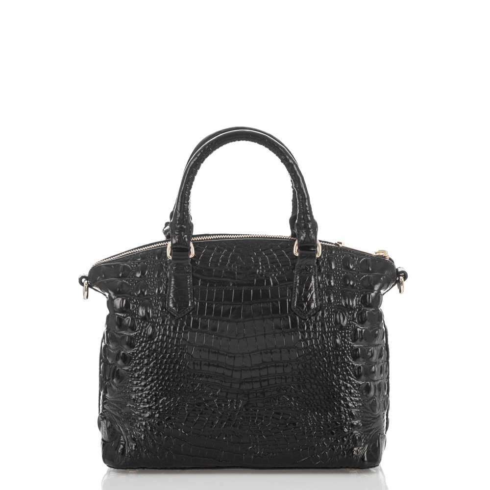 Brahmin Duxbury Satchel Black Melbourne