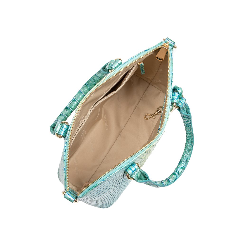 Brahmin Duxbury Satchel Seafoam Ombre Melbourne