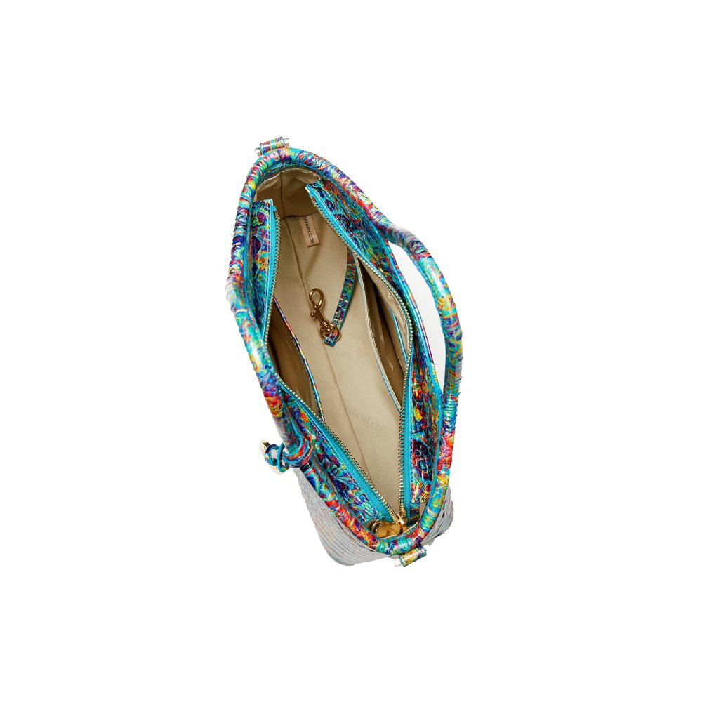 Brahmin Small Elaine Blue Ammolite Melbourne