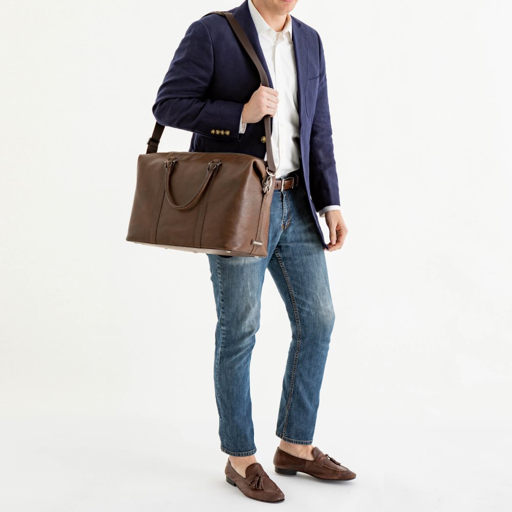 Brahmin Duxbury Duffle Cocoa Brown Manchester