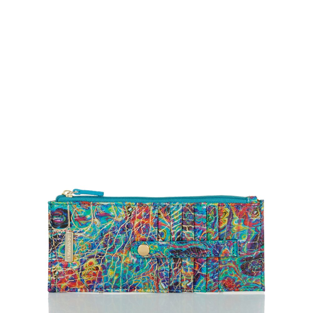 Brahmin Credit Card Wallet Blue Ammolite Melbourne