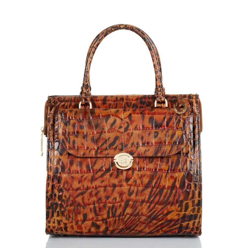 Brahmin Caroline Cognac Hendrix