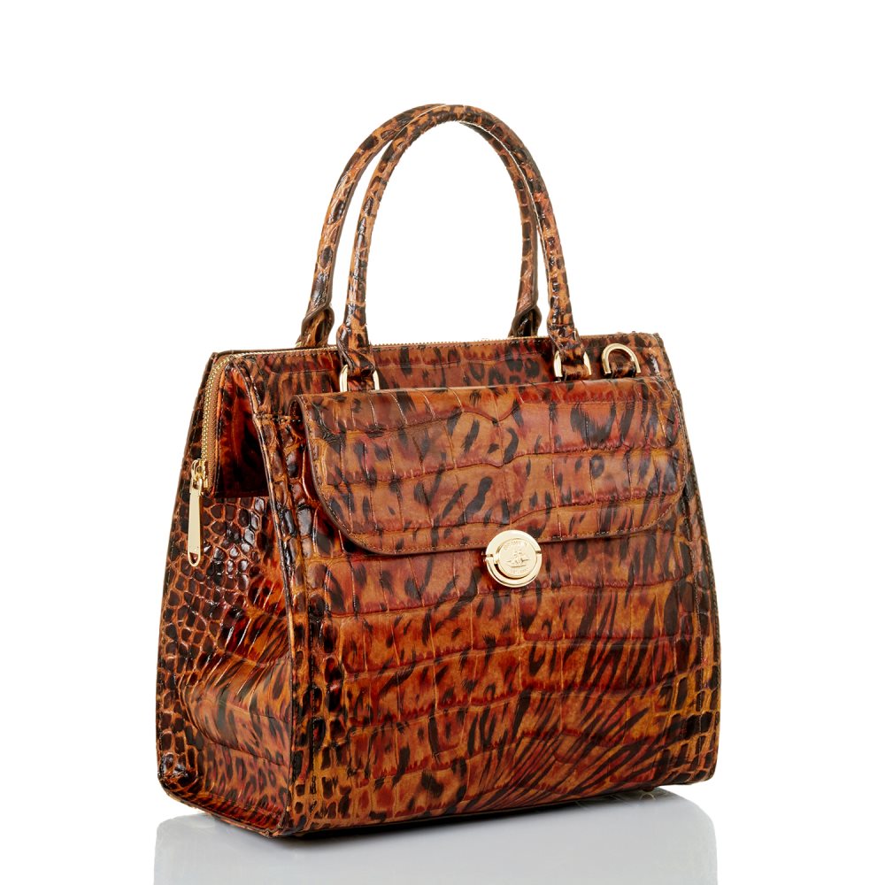 Brahmin Caroline Cognac Hendrix