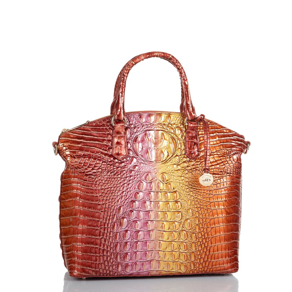 Brahmin Large Duxbury Satchel Glam Ombre Melbourne