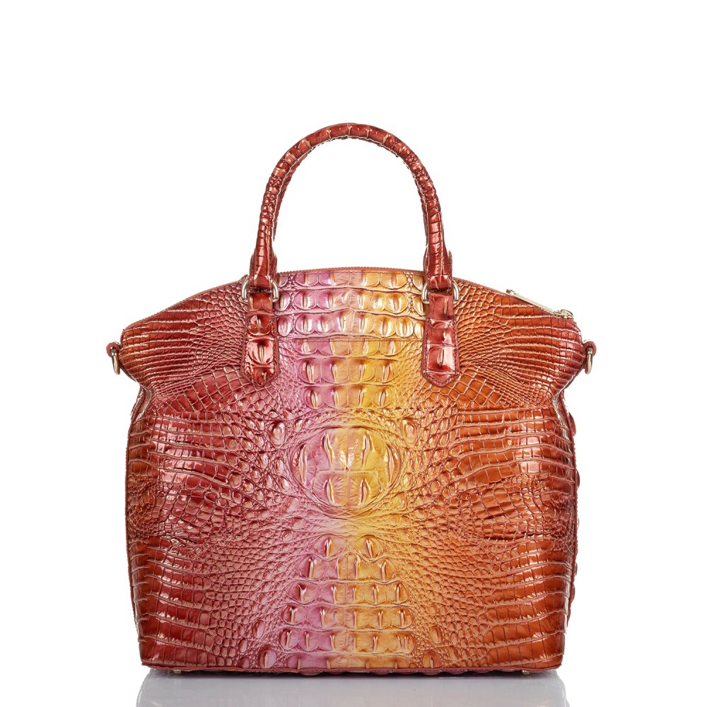 Brahmin Large Duxbury Satchel Glam Ombre Melbourne