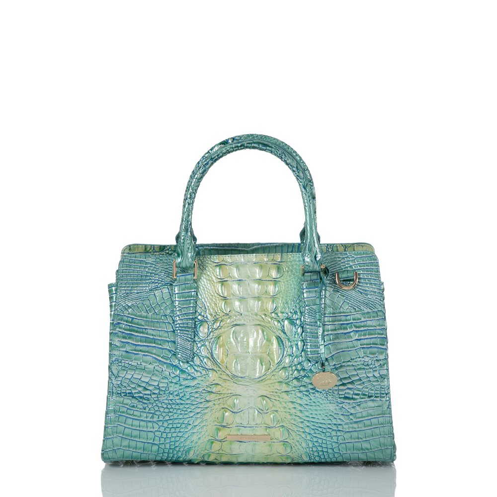 Brahmin Small Finley Seafoam Ombre Melbourne