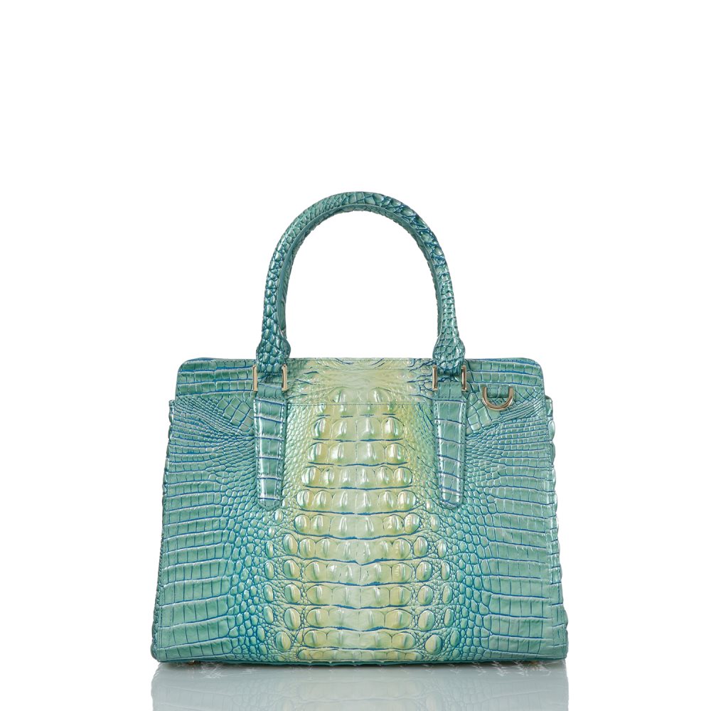 Brahmin Small Finley Seafoam Ombre Melbourne