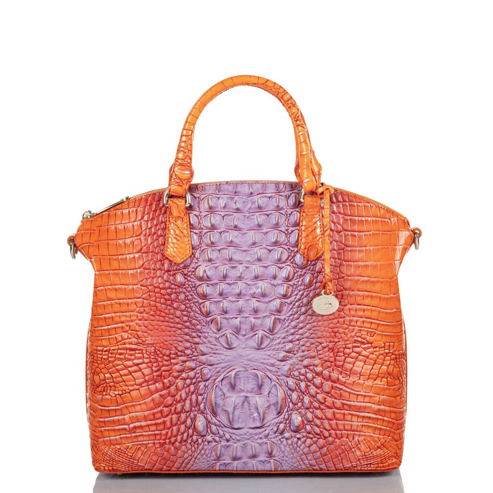 Brahmin Large Duxbury Satchel Daiquiri Ombre Melbourne