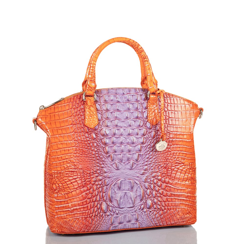 Brahmin Large Duxbury Satchel Daiquiri Ombre Melbourne