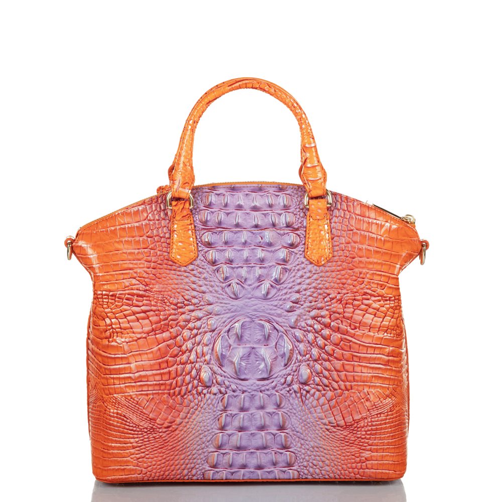 Brahmin Large Duxbury Satchel Daiquiri Ombre Melbourne