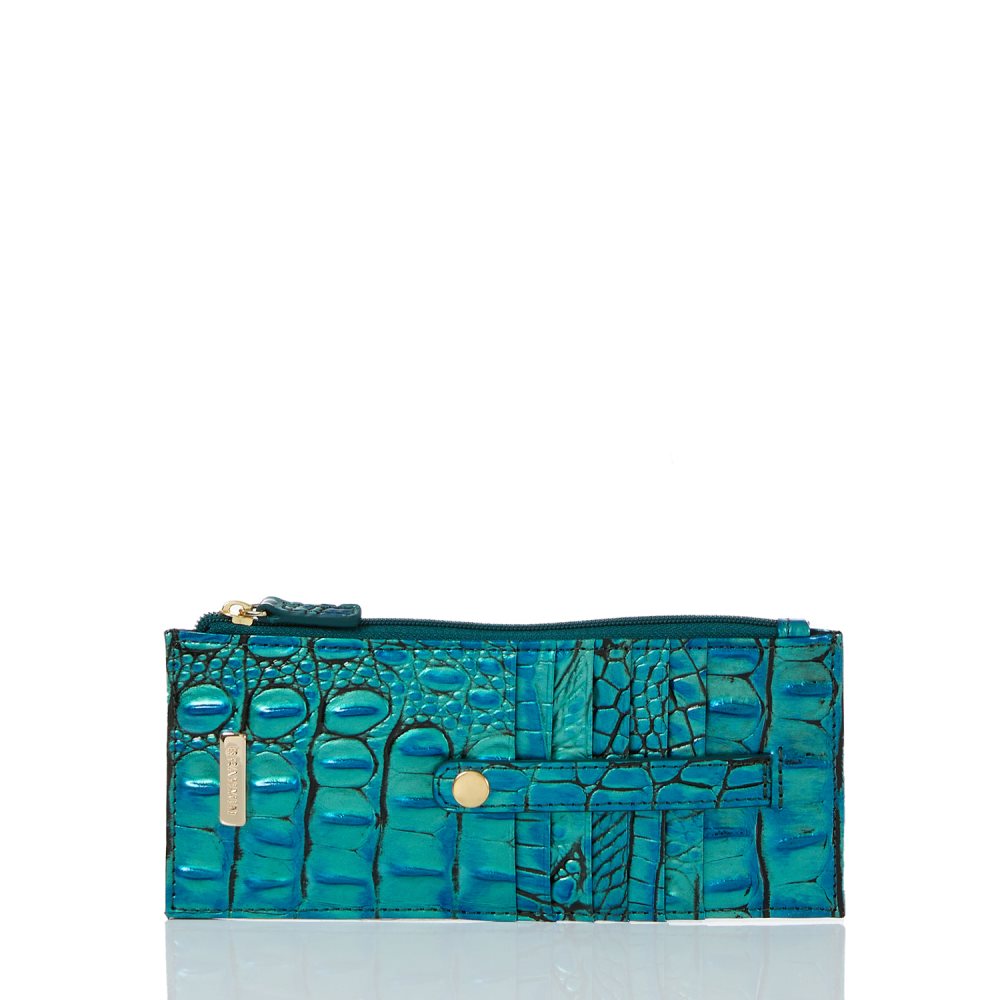 Brahmin Credit Card Wallet Peacock Melbourne