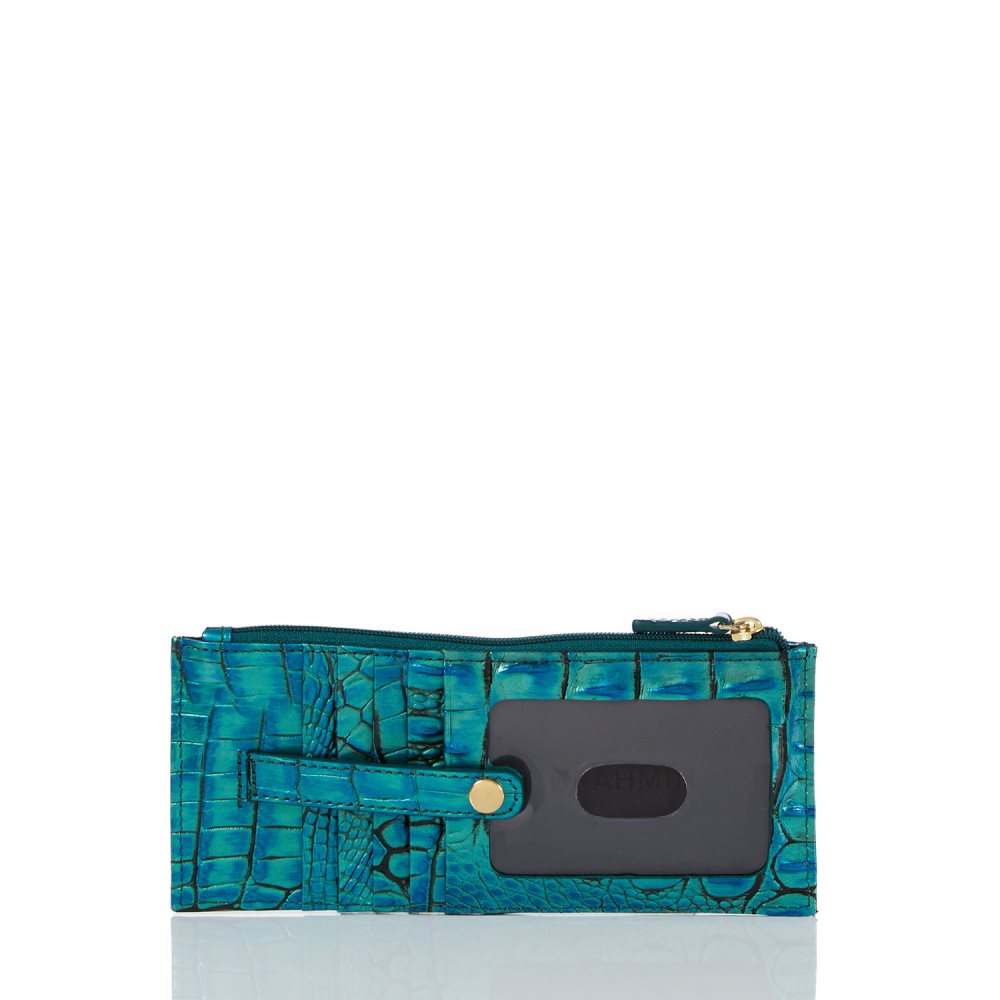 Brahmin Credit Card Wallet Peacock Melbourne