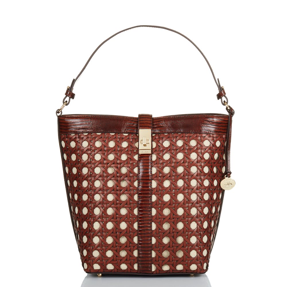 Brahmin Shira Cognac Millbrook