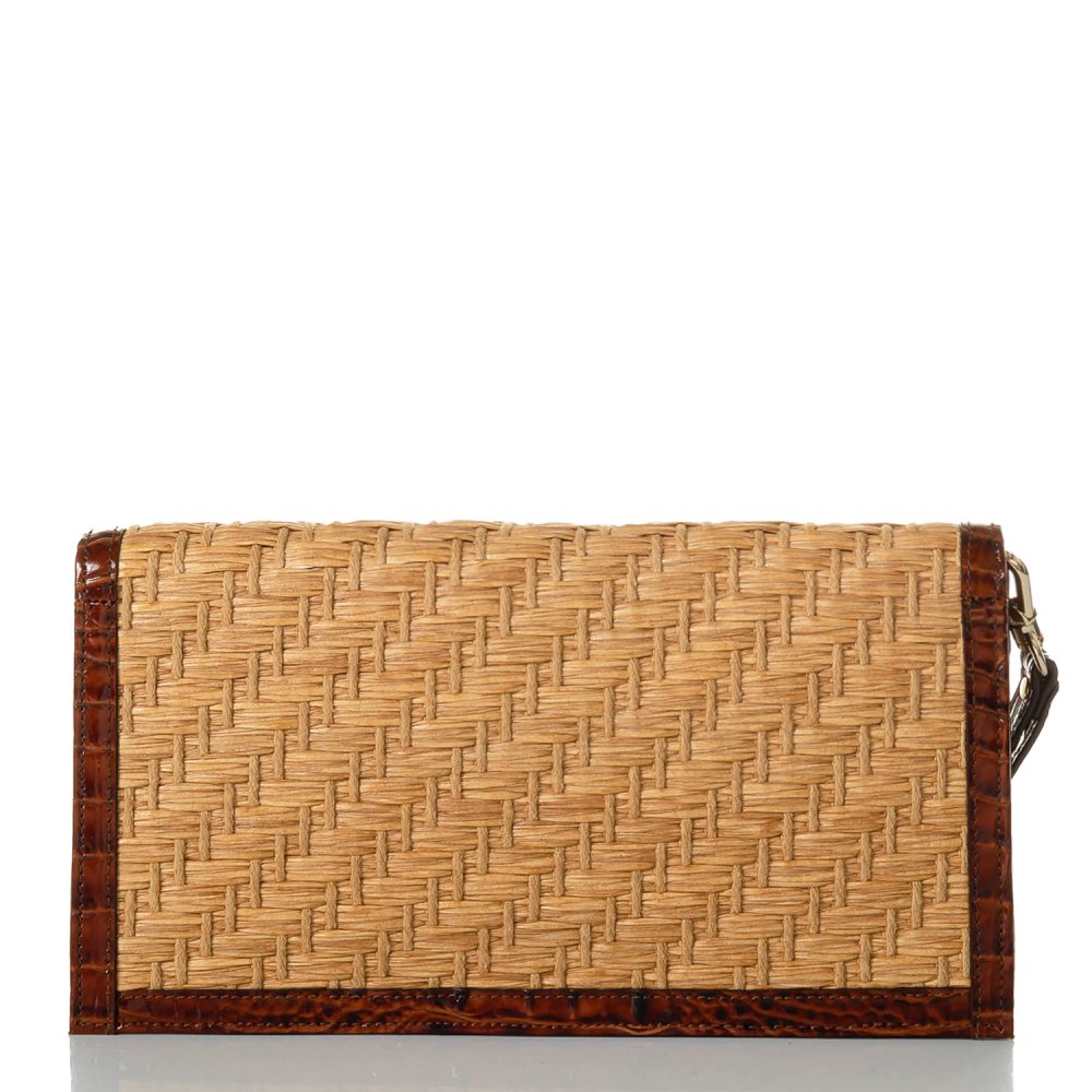 Brahmin Kaia Clutch Pecan Chatham