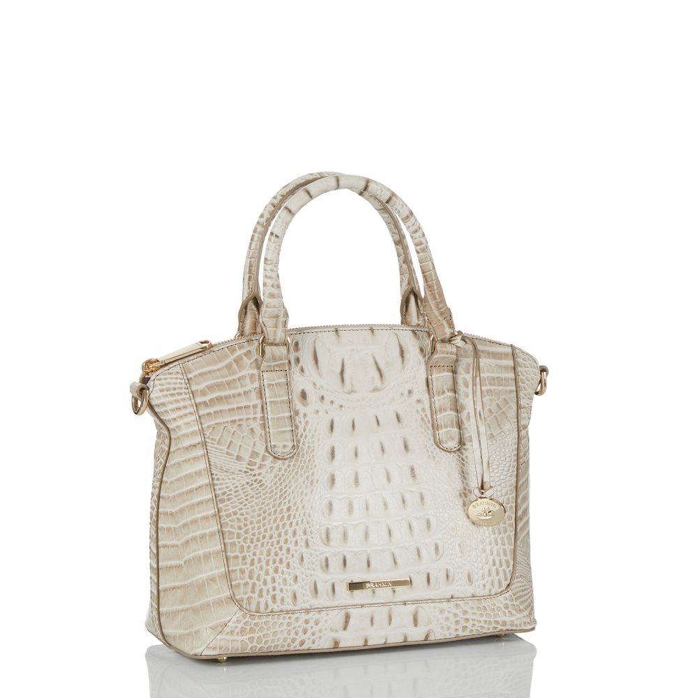 Brahmin Duxbury Satchel Stone Bayard