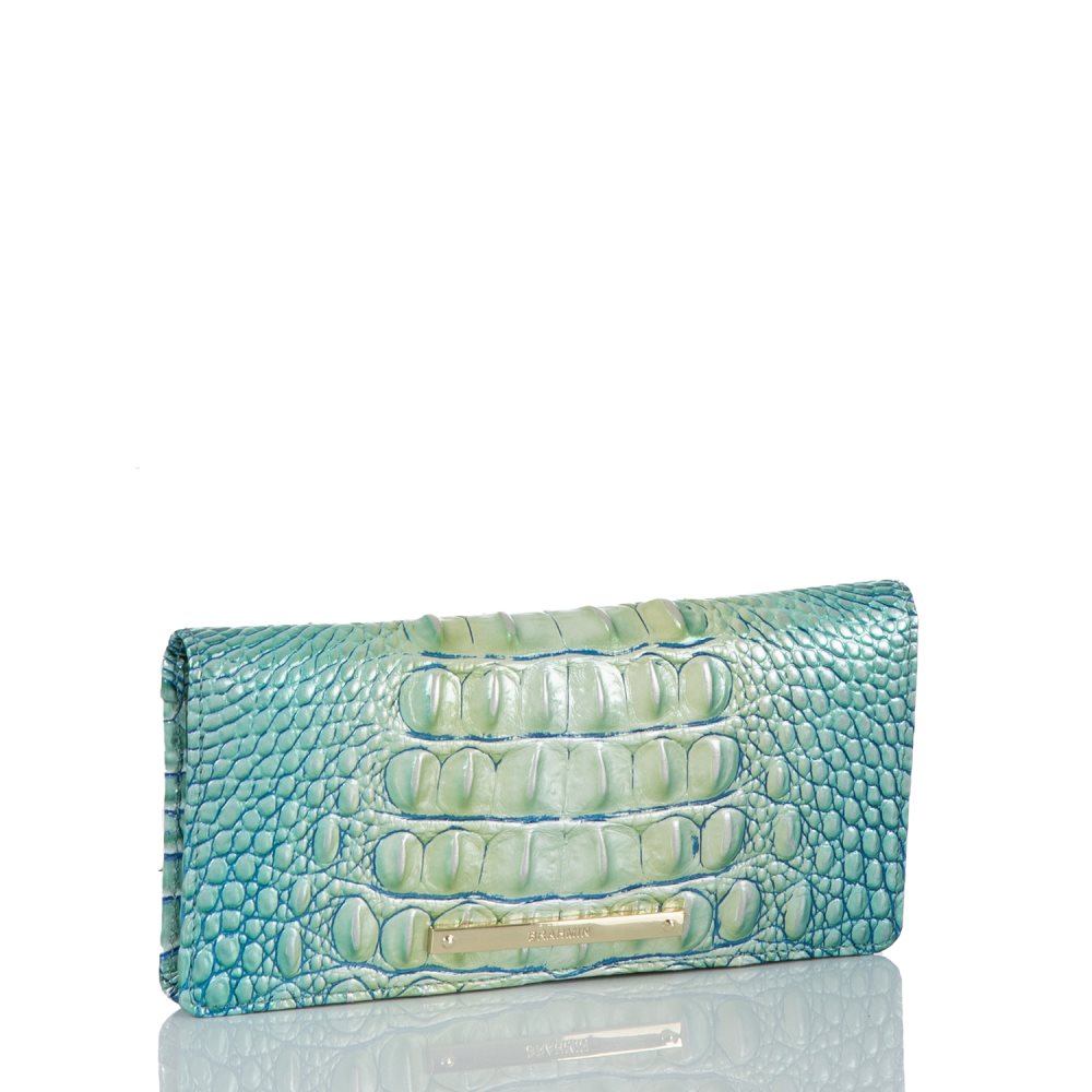 Brahmin Ady Wallet Seafoam Ombre Melbourne