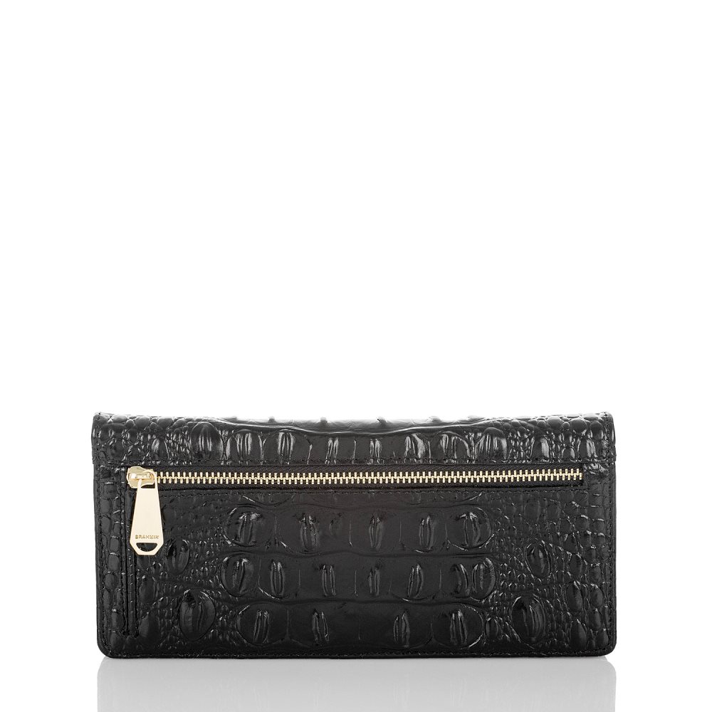 Brahmin Ady Black Leather Wallet | Black Melbourne