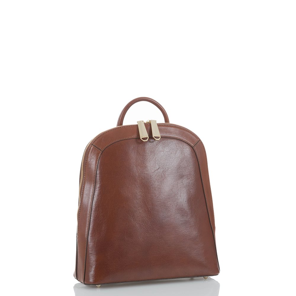 Brahmin Rosemary Cognac Topsail