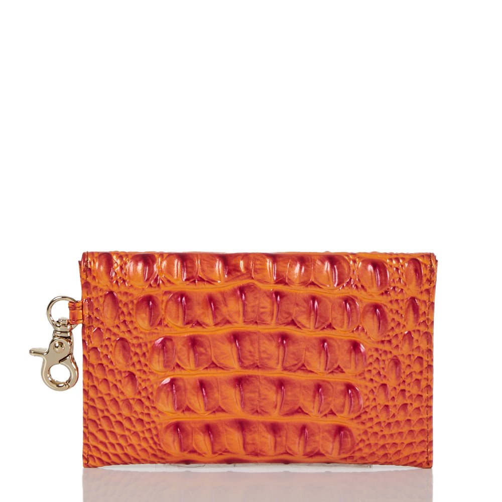 Brahmin Mini Envelope Case Dusty Orange Melbourne