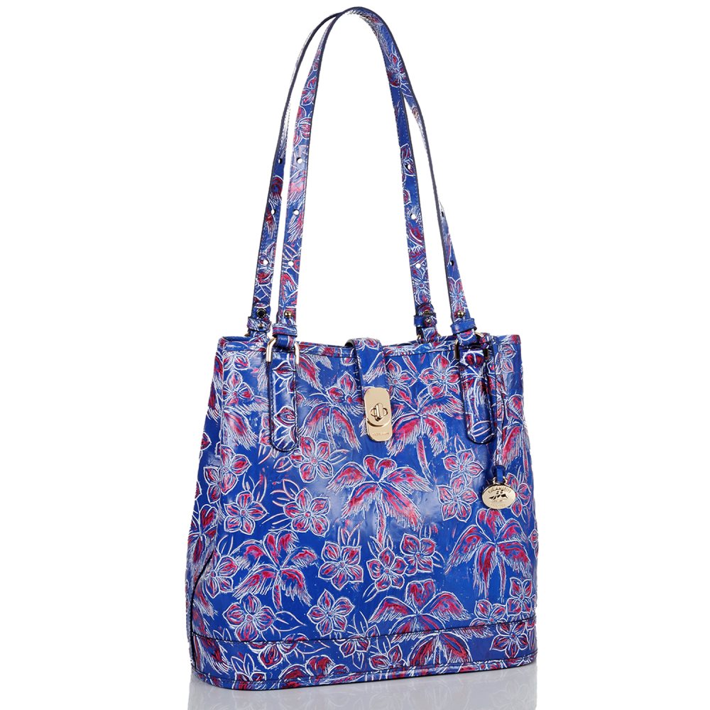 Brahmin Fiora Vista Blue Torrone