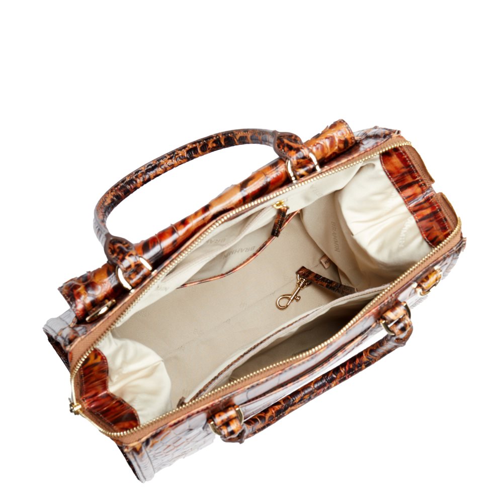 Brahmin Caroline Cognac Hendrix