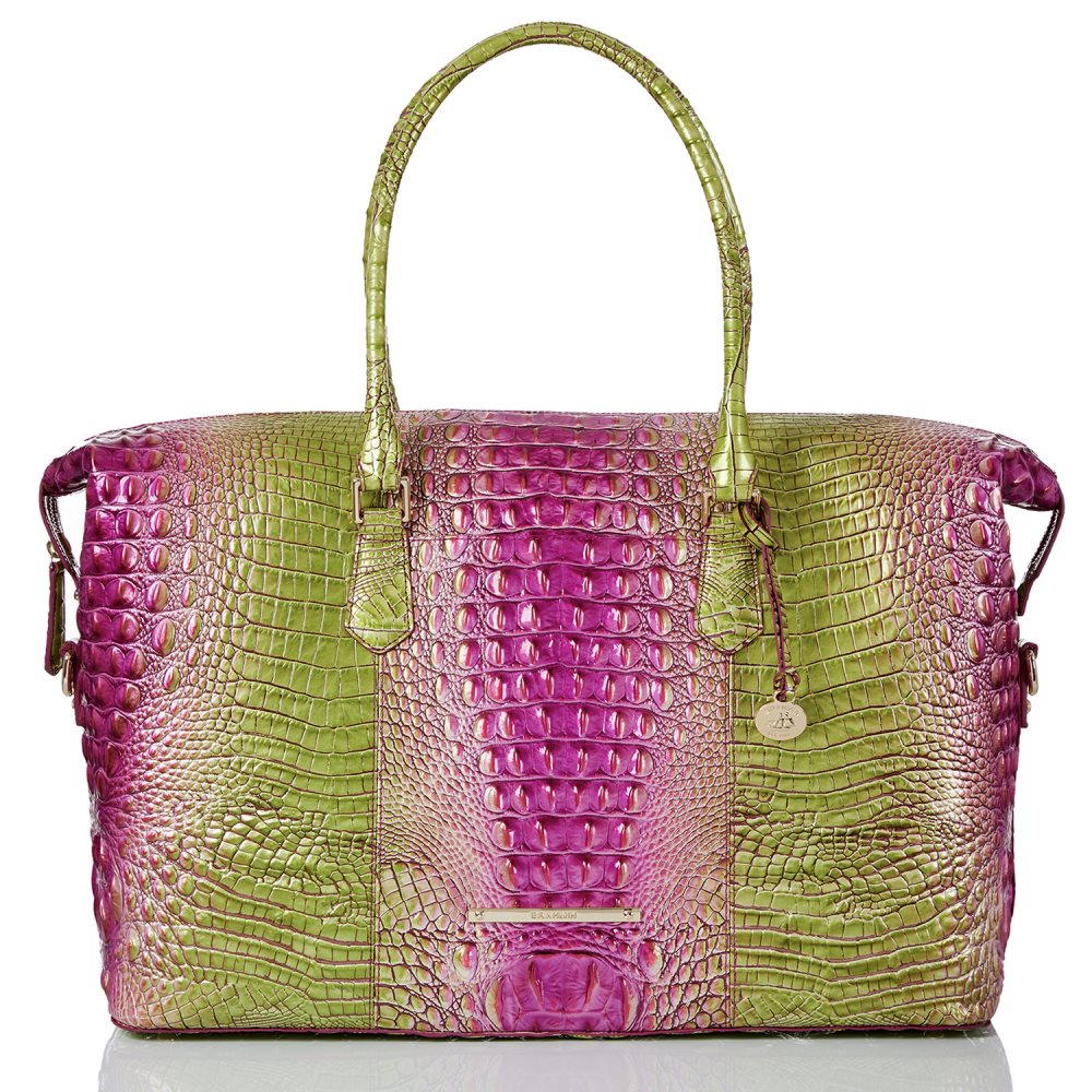 Brahmin Duxbury Weekender Limeade Ombre Melbourne