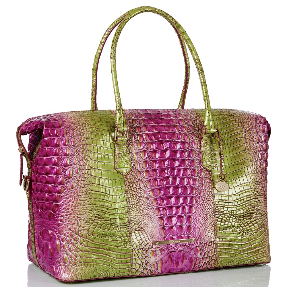 Brahmin Duxbury Weekender Limeade Ombre Melbourne