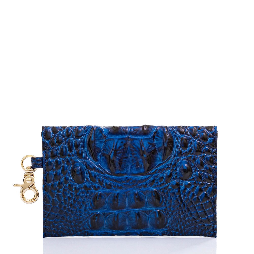 Brahmin Mini Envelope Case Sapphire Melbourne