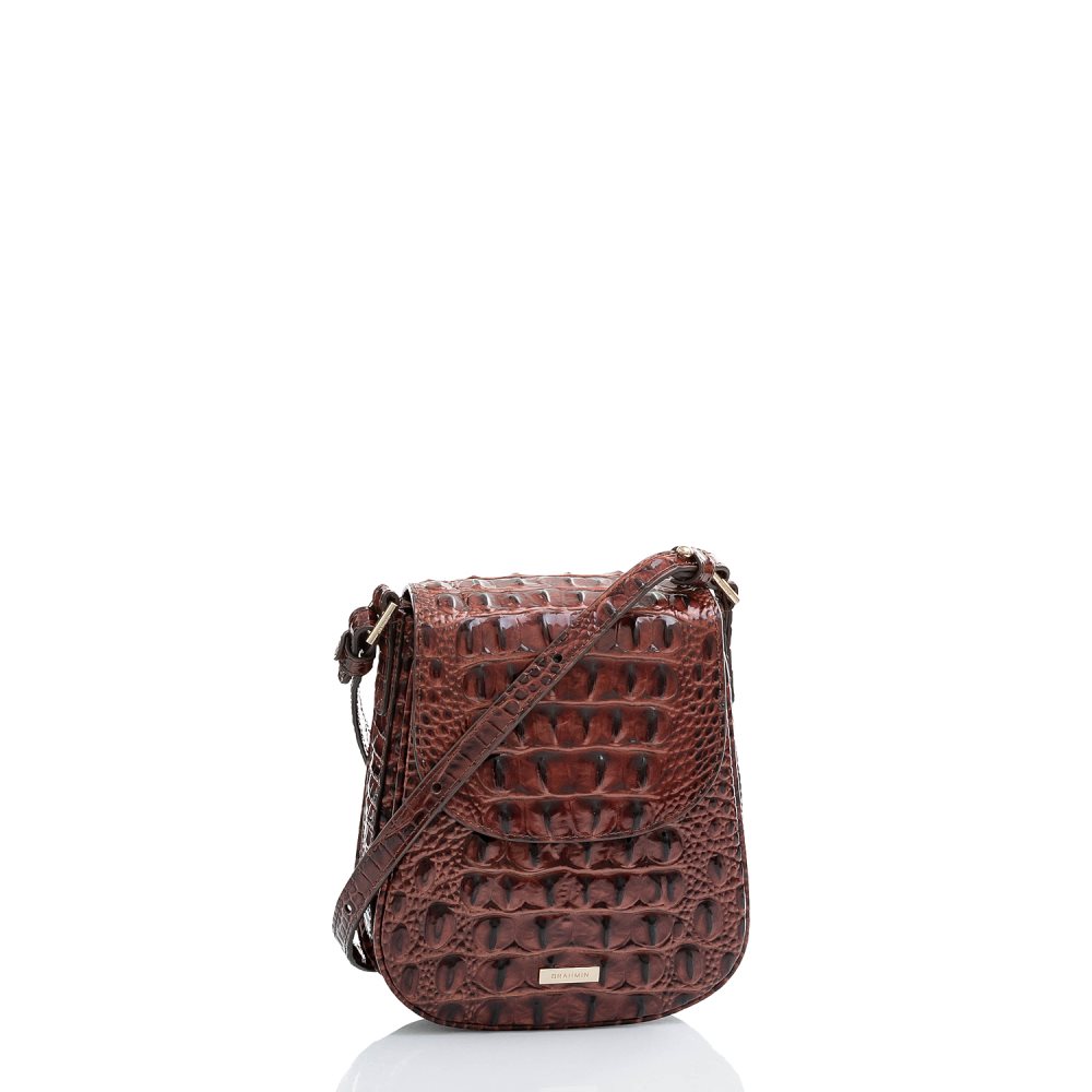 Brahmin Everlee | Vintage Brown Leather Crossbody Bag