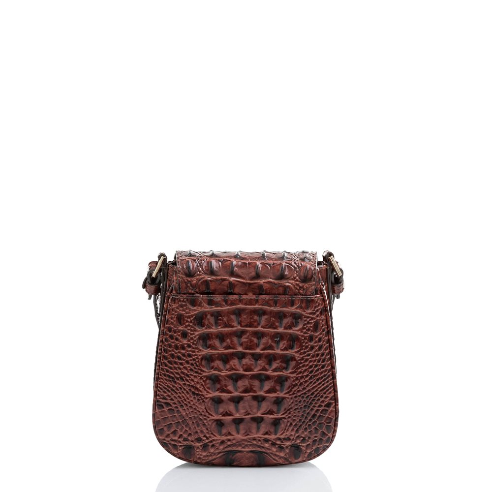 Brahmin Everlee | Vintage Brown Leather Crossbody Bag