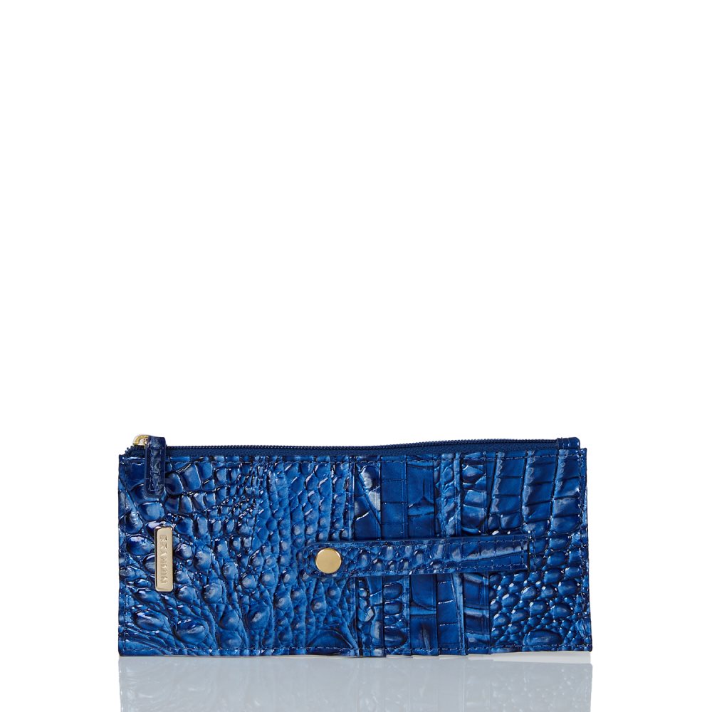 Brahmin Credit Card Wallet Vista Blue Ombre Melbourne